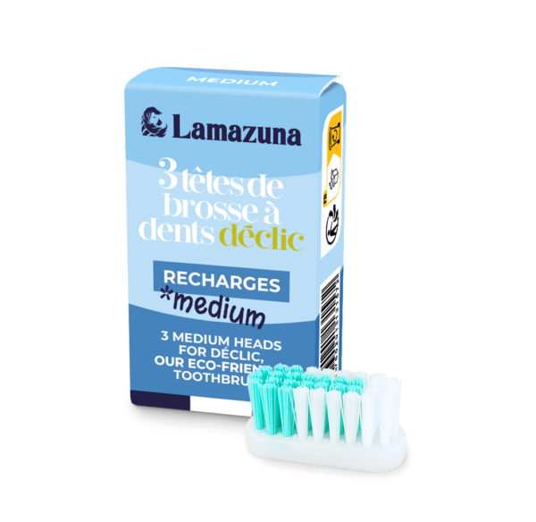 Recharges 3 têtes de brosse à dents - MEDIUM