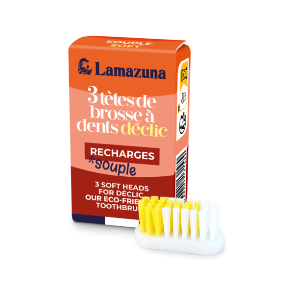 Recharges 3 tête de brosse à dents - SOUPLE