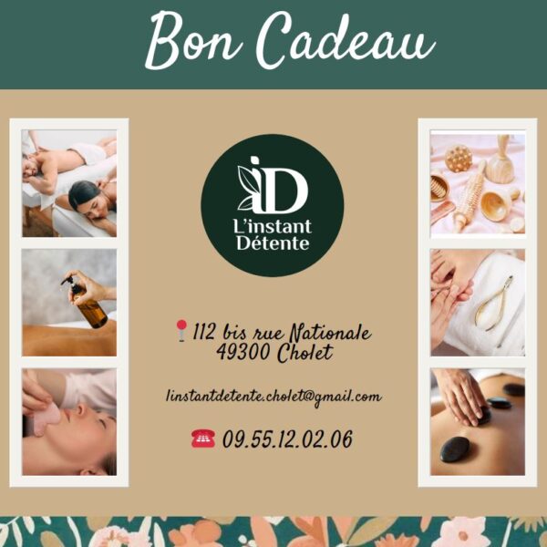 Carte cadeau - L'Instant Détente
